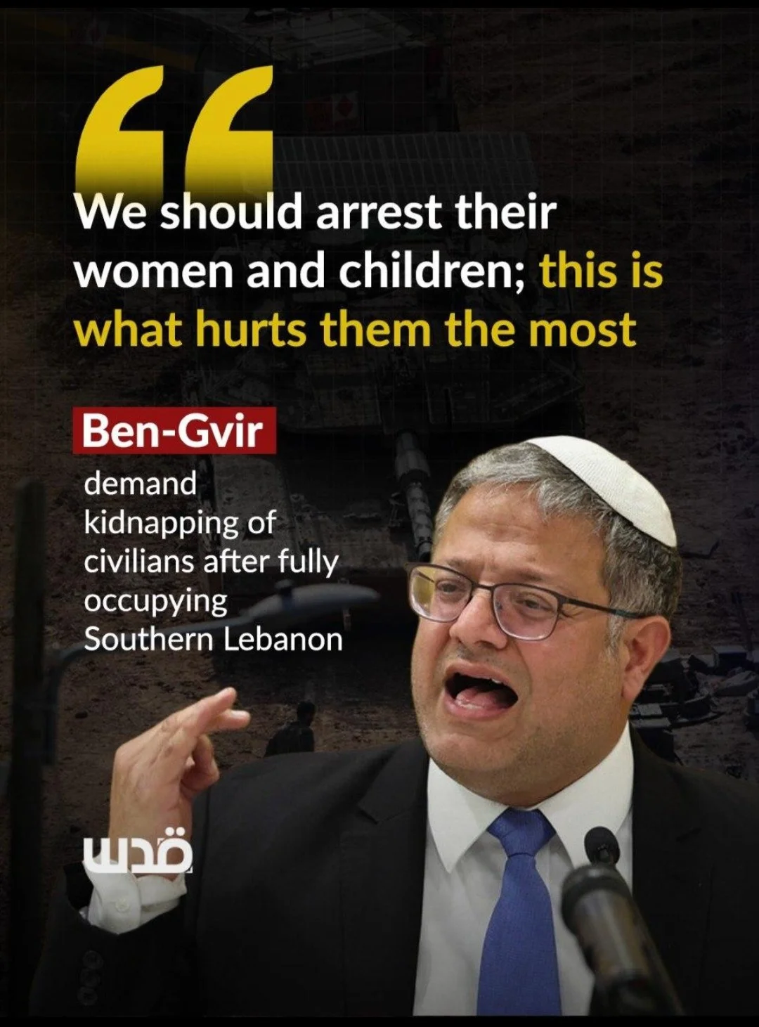 Ministro da Segurança Nacional de Israel Itamar Ben Gvir