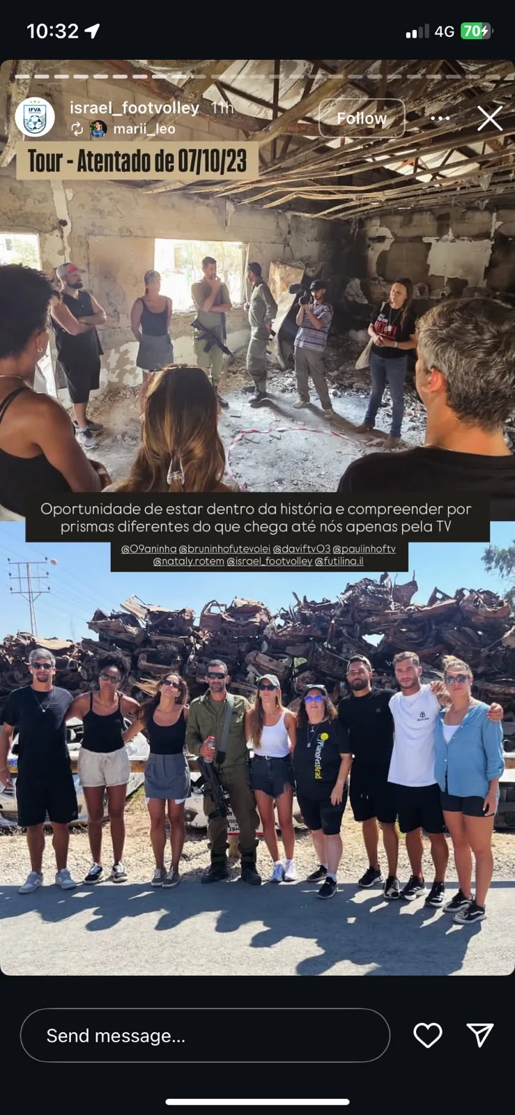 Evidência: Tour de Propaganda de 7 de outubro